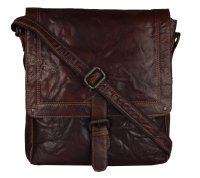 FFelsenfest Vintage &Uuml;berschlagtasche XL espresso