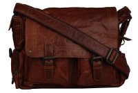 FFelsenfest Vintage Messenger cognac