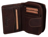FFelsenfest Vintage Geldb&ouml;rse Damen espresso