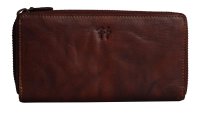 FFelsenfest Vintage Damen Geldb&ouml;rse gro&szlig; cognac