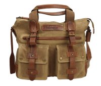 FFelsenfest Canvas Vintage  Businesstasche  khaki