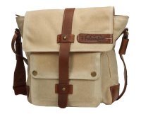 FFelsenfest Canvas Vintage  &Uuml;berschlagtasche offwhite