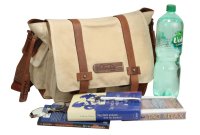 FFelsenfest Canvas Vintage  &Uuml;berschlagtasche offwhite